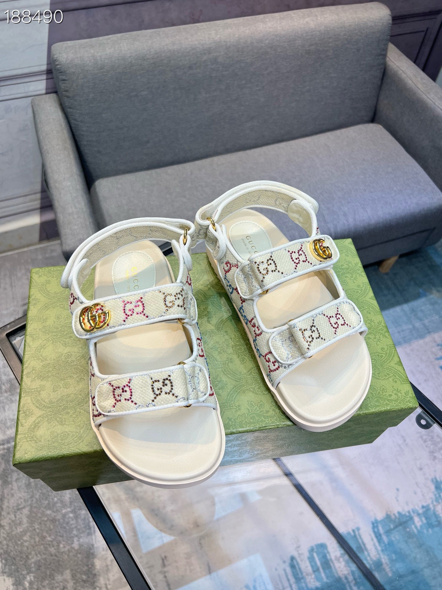 Canvas Denim Slingback Strap Sandals – Lightweight Comfort